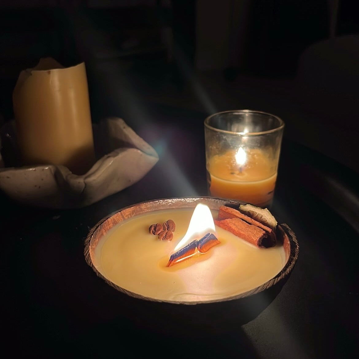 COCONUT SHELL CANDLE