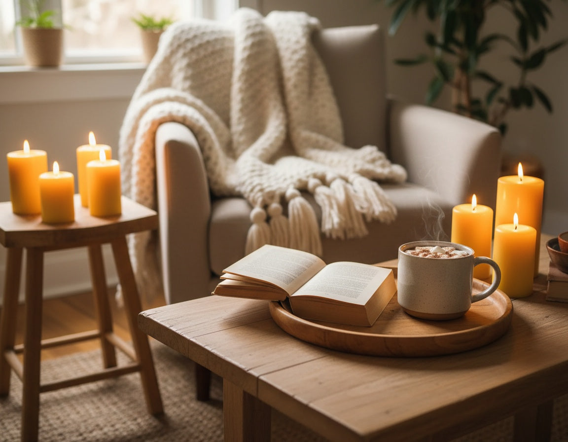 BEESWAX PILLAR CANDLE
