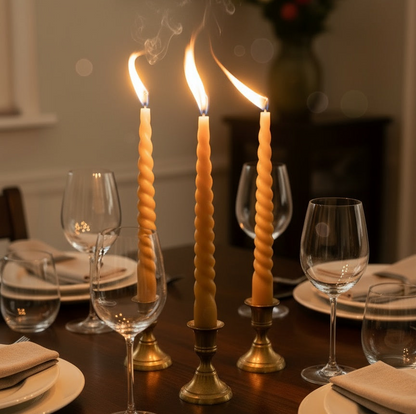 SET OF 3 DINNER CANDLES