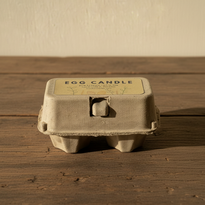 EGG CANDLE - Set of 2