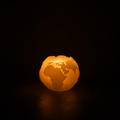 WORLD GLOBE CANDLE