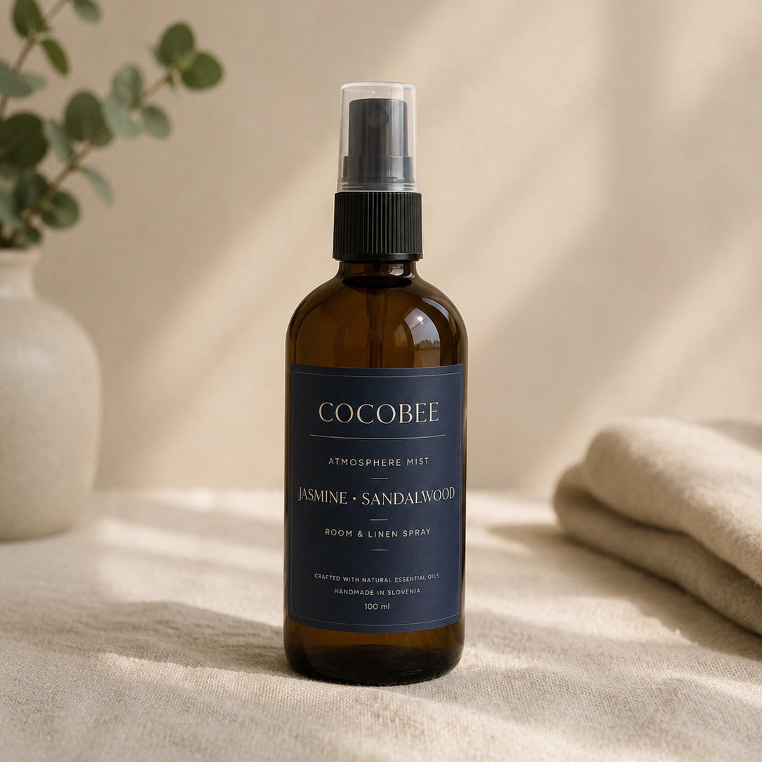 CocoBee Atmosphere Mist Jasmine and Sandalwood room and linen spray