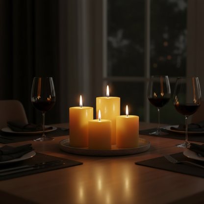 BEESWAX PILLAR CANDLE