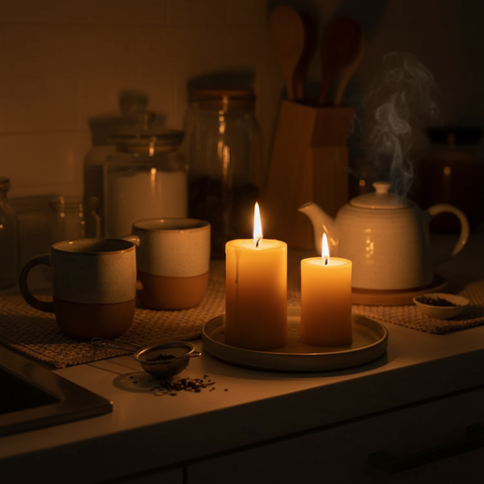 BEESWAX PILLAR CANDLE