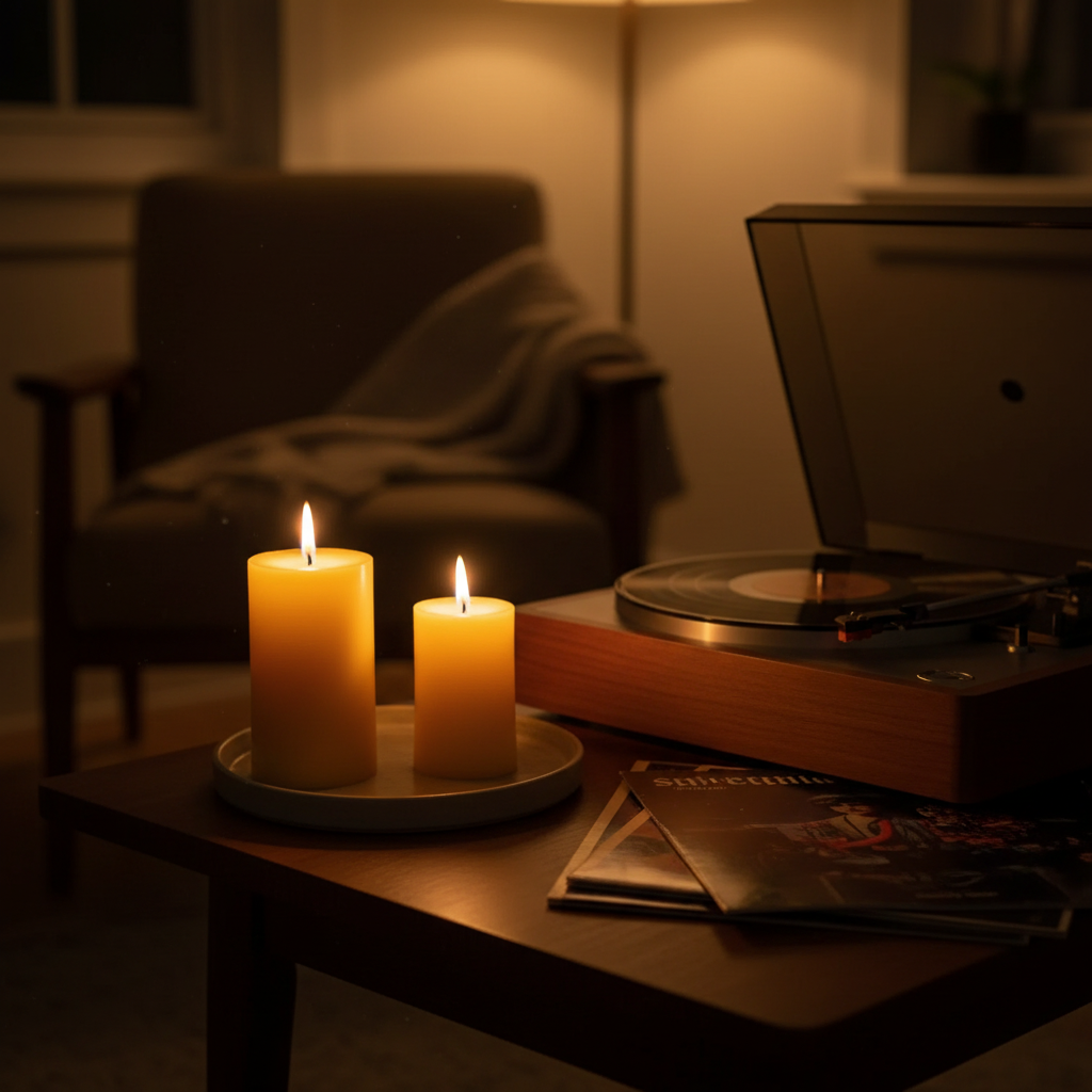 BEESWAX PILLAR CANDLE