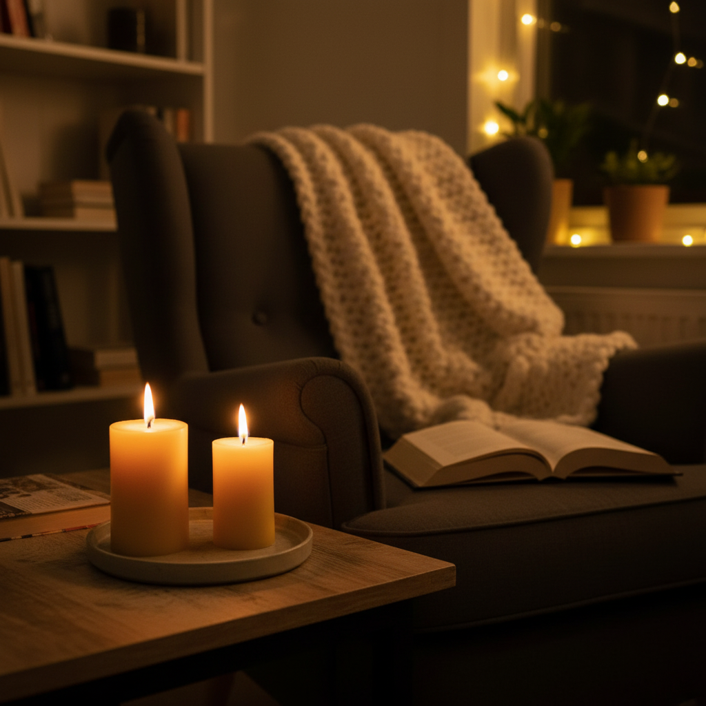 BEESWAX PILLAR CANDLE